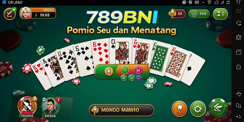 Tampilan gameplay menarik dari permainan Domino 789BNI.