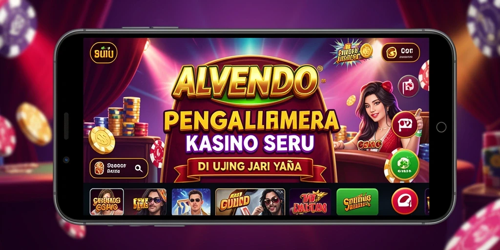Screenshot gameplay ALVENDO dengan tema Kasino yang menarik.