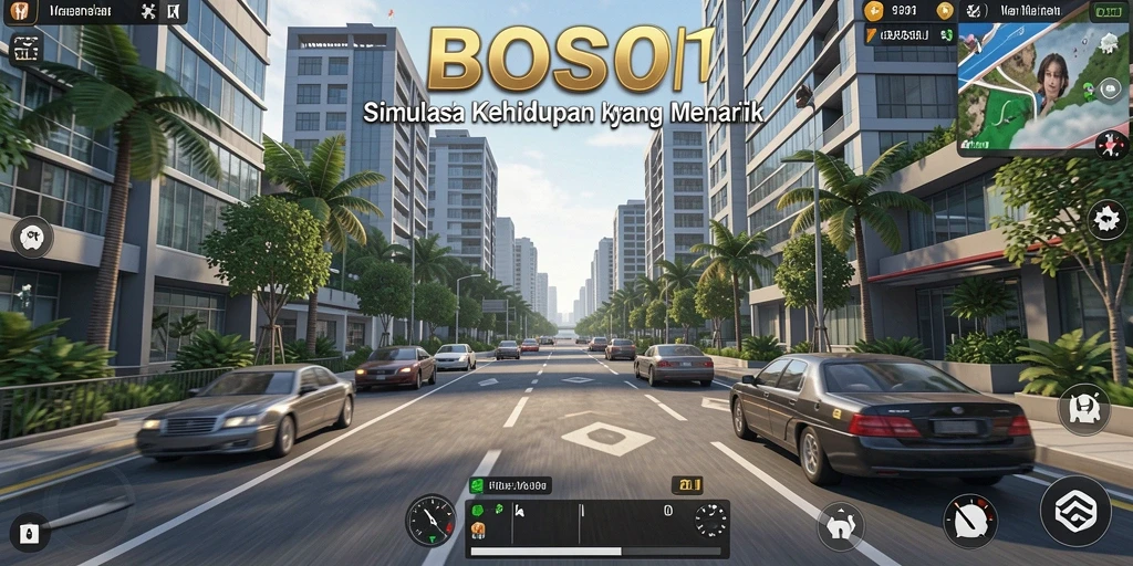 Menampilkan gameplay menarik dalam simulasi kehidupan modern.