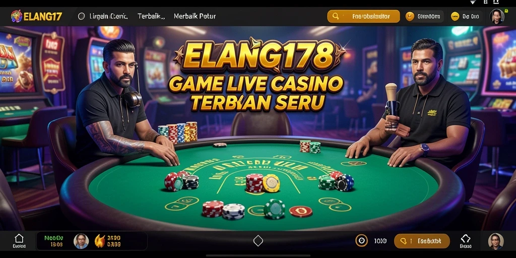 Tampilan gameplay ELANG178 yang menakjubkan dalam dunia Live Casino.