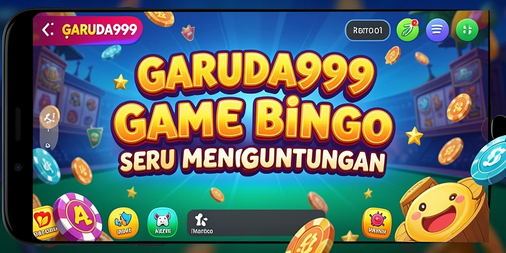 Tampilan gameplay seru dalam aplikasi Bingo GARUDA999.