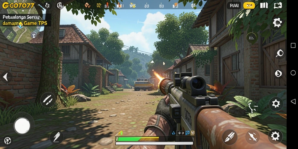 Tampilan seru gameplay GOTO77 yang mengasyikkan.