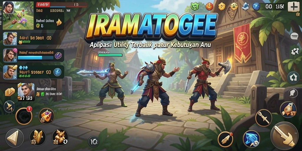 Tampilan antarmuka menarik dan mudah digunakan di IRAMATOGEL.