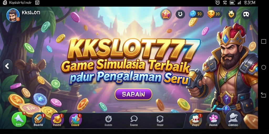 Screenshot menunjukkan gameplay KKSLOT777 yang menarik dan penuh aksi.
