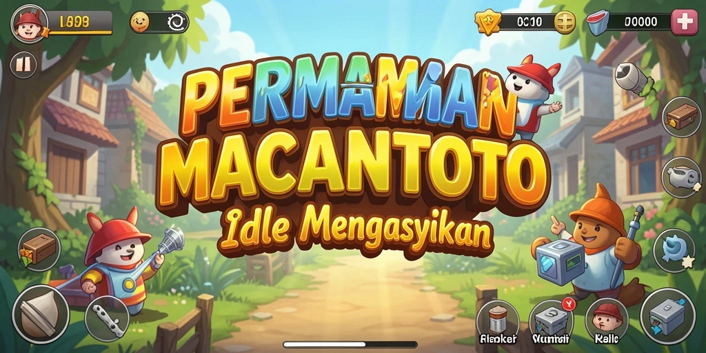 Tampilan gameplay Idle seru dan menarik di MACANTOTO.