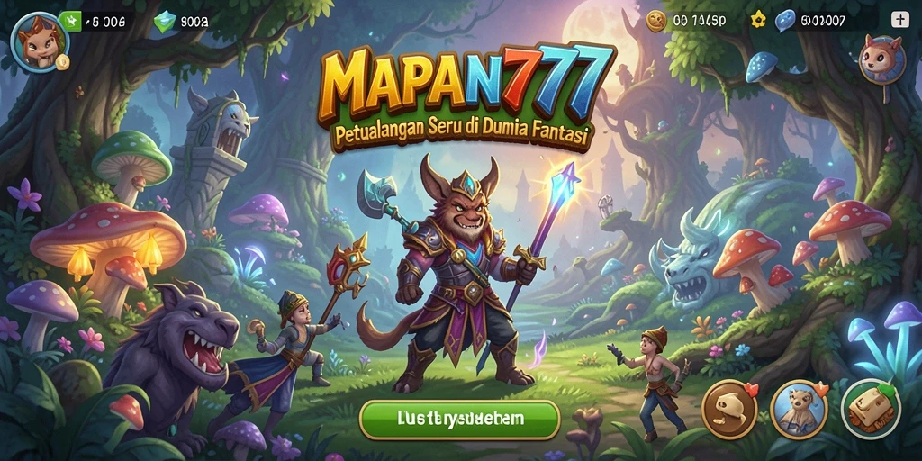 Tampilan gameplay MAPAN777 yang menakjubkan dengan petualangan epik.