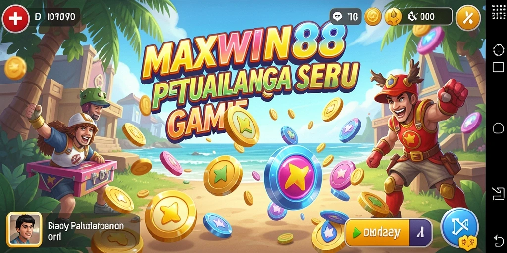 Screenshot MAXWIN88 menampilkan aksi gameplay Arcade yang mendebarkan.