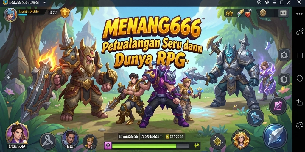 Tampilan gameplay RPG yang menegangkan dan mendebarkan.
