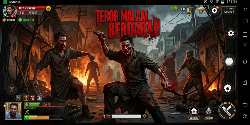 Screenshot MPO88ASIA yang menunjukkan suasana menyeramkan dalam gameplay.