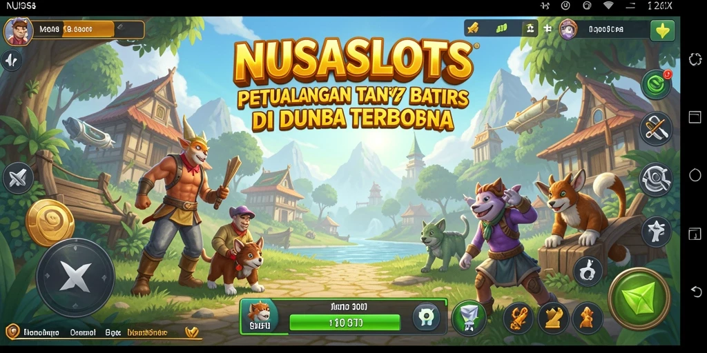 Tangkapan layar menampilkan dunia luas dan gameplay seru dari NUSASLOTS.
