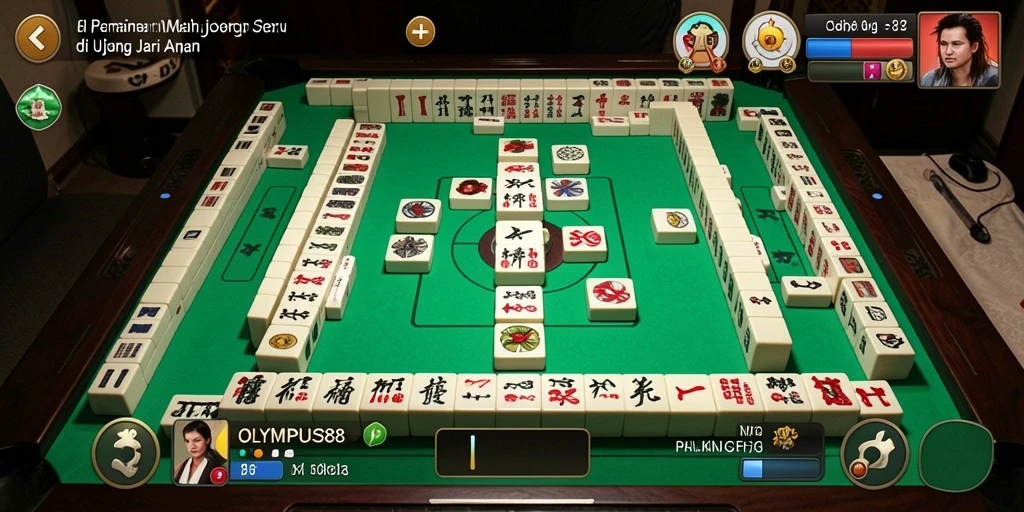Tampilan gameplay OLYMPUS88 yang seru dalam permainan Mahjong.