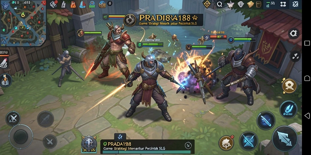 Tampilan gameplay menarik dari PRADA188 dengan berbagai strategi SLG yang dikembangkan.