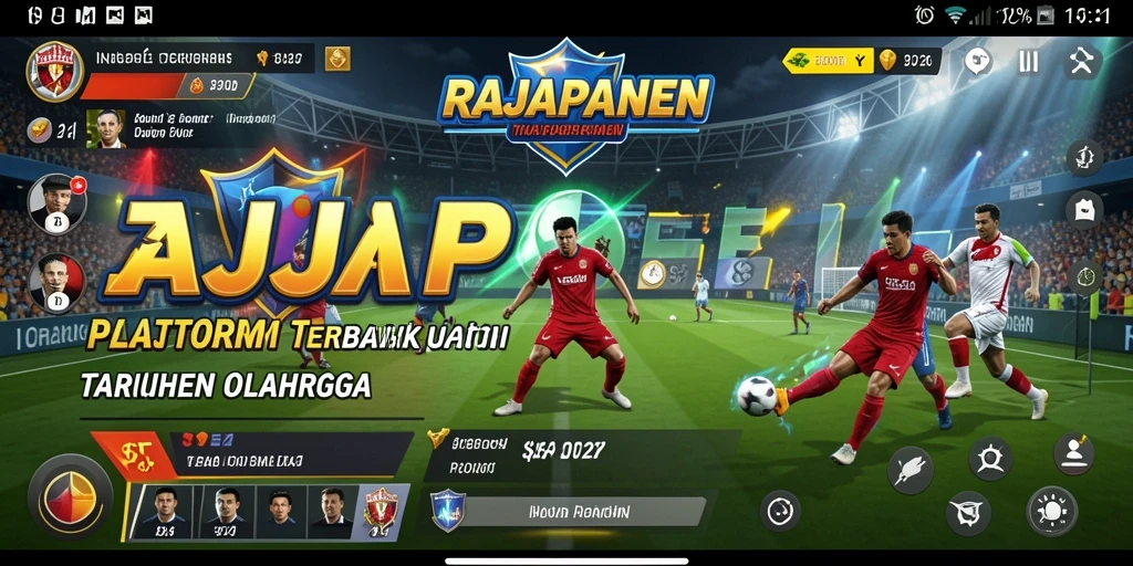 Tampilan utama gameplay <strong>RAJAPANEN</strong> menampilkan taruhan olahraga yang beragam.