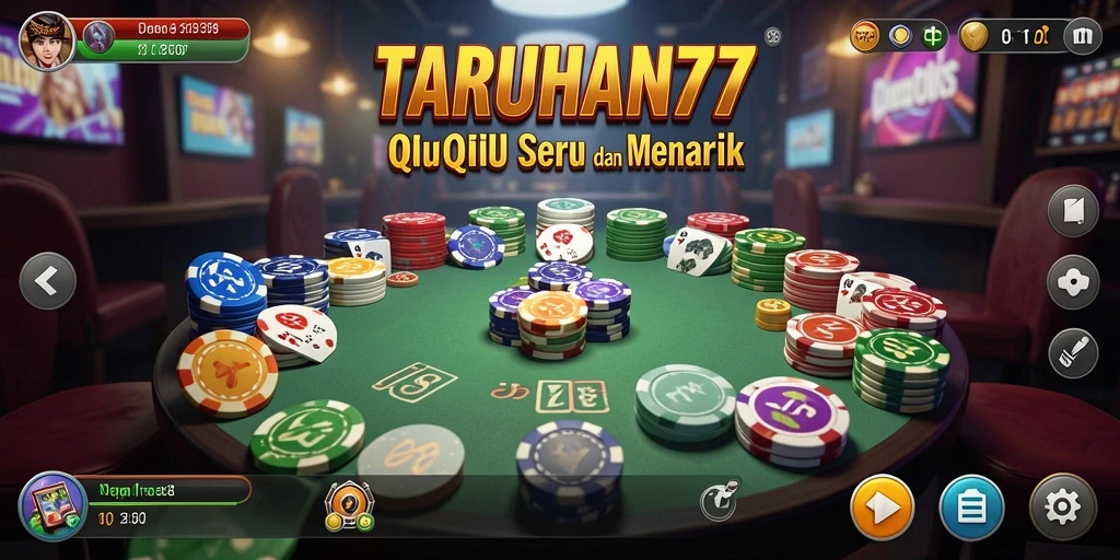 Gameplay QiuQiu yang seru dalam TARUHAN77.
