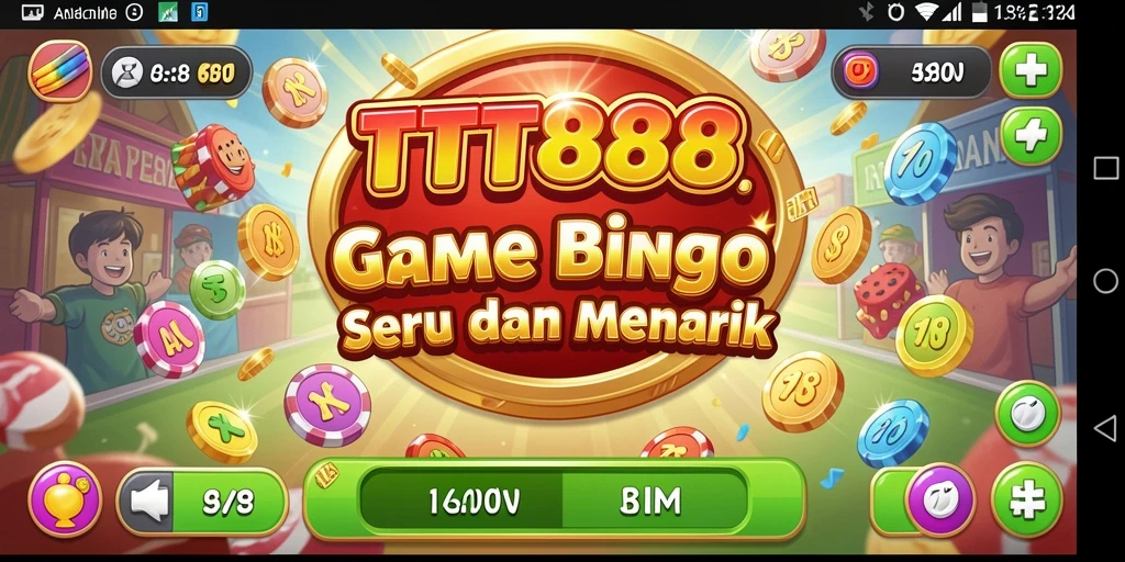 Screenshot gameplay TTT888 menampilkan suasana Bingo yang seru.